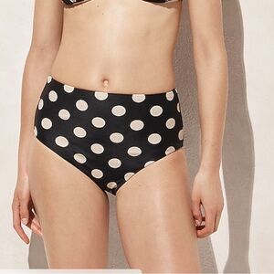 J Crew High-rise full-coverage bikini bottom reversible size XL